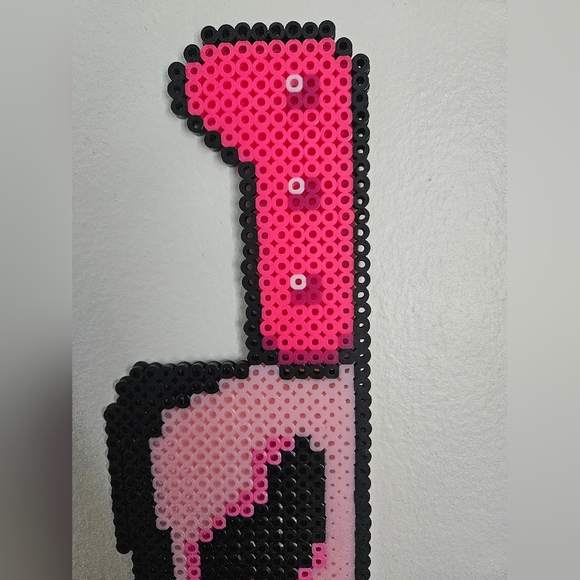 Ghostface Pink Knife Perler Bead Scream Horror Movie Halloween Decoration - Picture 2 of 7